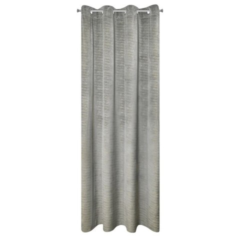 ZASŁONA GOTOWA ALUVIA 140 X 250 CM STALOWY EUROFIRANY ZASŁONA GOTOWA ALUVIA 140 X 250 CM STALOWY EUROFIRANY