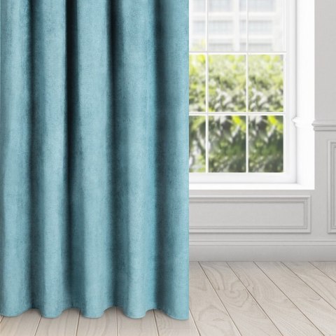 ZASŁONA GOTOWA AMAYA NA TAŚMIE 140 X 250 CM CIEMNOMIĘTOWY EUROFIRANY ZASŁONA GOTOWA AMAYA NA TAŚMIE 140 X 250 CM CIEMNOMIĘTOWY EUROFIRANY