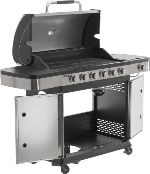 GRILL GAZOWY 6+1 STAL NIERDZEWNA 20.2KW GRILL GAZOWY 6+1 STAL NIERDZEWNA 20.2KW