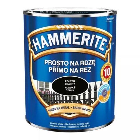EMALIA HAMMERITE POŁYSK CZARNY 0,7L EMALIA HAMMERITE POŁYSK CZARNY 0,7L