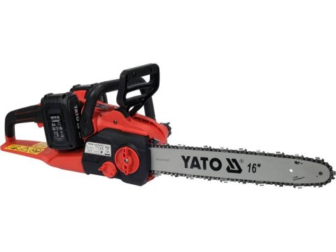 PILARKA ŁAŃCUCHOWA 16'' 2X18V BEZSZCZ.+2X4AH+PODWÓJNA ŁADOW. PILARKA ŁAŃCUCHOWA 16'' 2X18V BEZSZCZ.+2X4AH+PODWÓJNA ŁADOW.