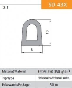 USZCZELKA SAMOPRZYLEPNA CZARNA DGP 8*10 MB USZCZELKA SAMOPRZYLEPNA CZARNA DGP 8*10 MB
