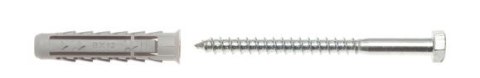 DYBEL CZTERODZIELNY WKRĘT ŁEB SZEŚCIOKĄTNY BXNK 10/60MM DYBEL CZTERODZIELNY WKRĘT ŁEB SZEŚCIOKĄTNY BXNK 10/60MM