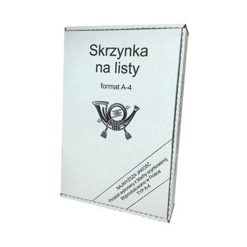 SKRZYNKA NA LISTY A-4 SZARY-ANTYK SKRZYNKA NA LISTY A-4 SZARY-ANTYK