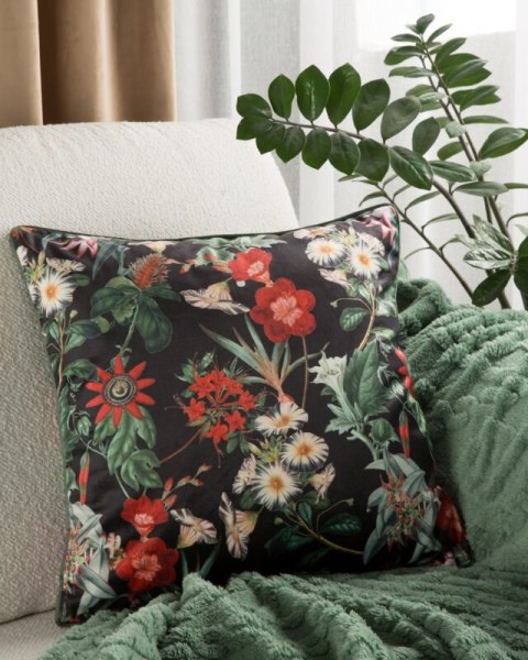 POSZEWKA VELVET 102 45 X 45 CM CZARNY EUROFIRANY POSZEWKA VELVET 102 45 X 45 CM CZARNY EUROFIRANY