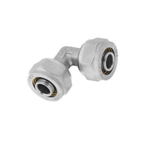 KOLANO 90 PEX/PEX 16*16*2 WKŁADKA ALUMINIOWA SILVER KOLANO 90 PEX/PEX 16*16*2 WKŁADKA ALUMINIOWA SILVER
