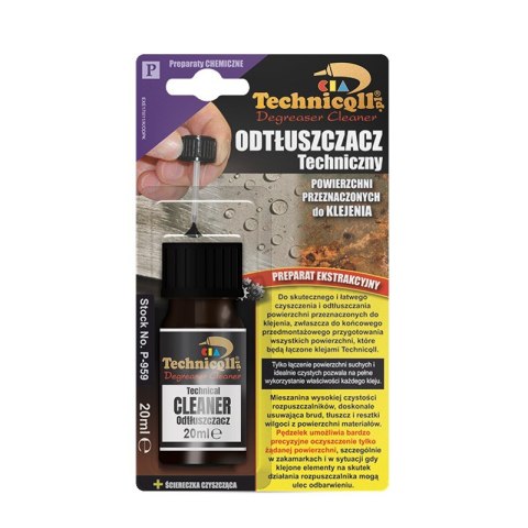 ODTŁUSZCZACZ TECHNICZNY 20ML ODTŁUSZCZACZ TECHNICZNY 20ML
