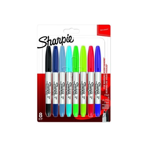 MARKERY SHARPIE TWIN TIP ZESTAW 8 KOLORÓW MARKERY SHARPIE TWIN TIP ZESTAW 8 KOLORÓW