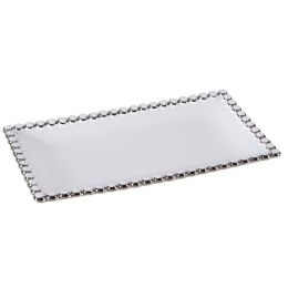 PATERA DEKORACYJNA ELORA (02) 28 X 16 X 3 CM BIAŁY EUROFIRANY
