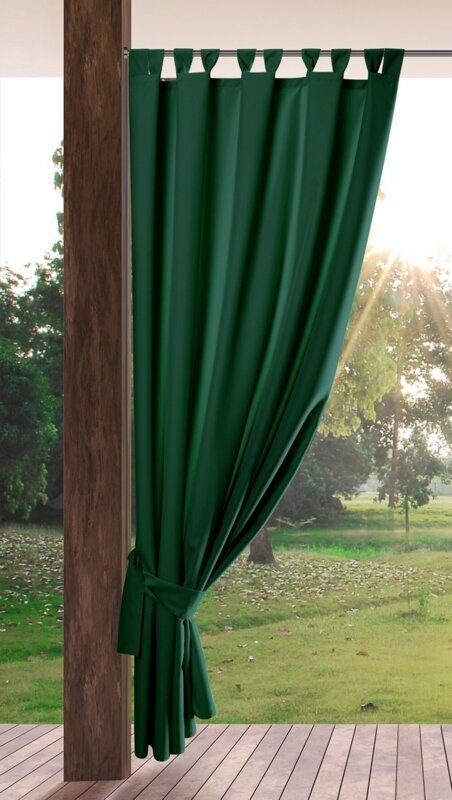ZASŁONA GOTOWA GARDEN NA SZELKACH 155 X 200 CM CIEMNOZIELONY EUROFIRANY ZASŁONA GOTOWA GARDEN NA SZELKACH 155 X 200 CM CIEMNOZIELONY EUROFIRANY