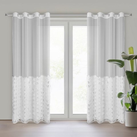 FIRANA GOTOWA DEBORA 140 X 250 CM BIAŁY EUROFIRANY FIRANA GOTOWA DEBORA 140 X 250 CM BIAŁY EUROFIRANY