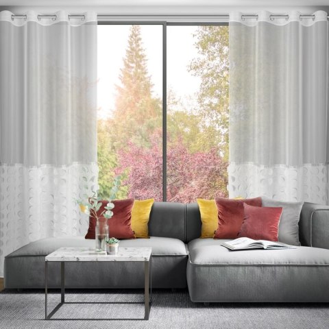 FIRANA GOTOWA DEBORA 140 X 250 CM BIAŁY EUROFIRANY FIRANA GOTOWA DEBORA 140 X 250 CM BIAŁY EUROFIRANY