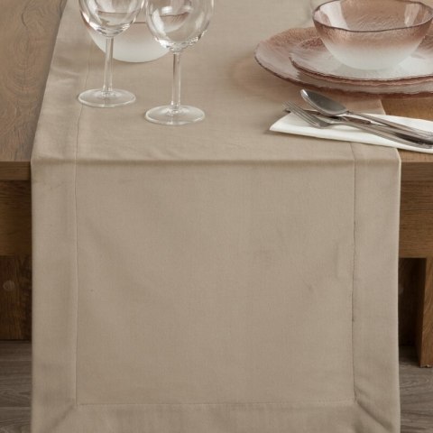 OBRUS MELINDA 140 X 220 CM BEŻOWY EUROFIRANY OBRUS MELINDA 140 X 220 CM BEŻOWY EUROFIRANY