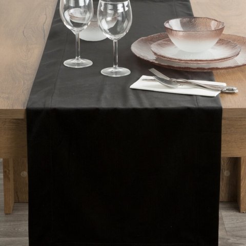 OBRUS MELINDA 140 X 180 CM CZARNY EUROFIRANY OBRUS MELINDA 140 X 180 CM CZARNY EUROFIRANY