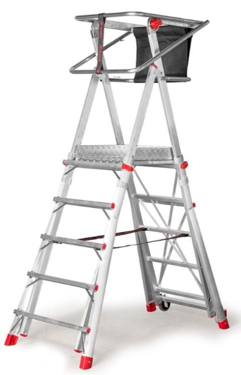 DRABINA/PODEST ROBOCZY PLS5 130/238CM 5 STOPNI DRABINA/PODEST ROBOCZY PLS5 130/238CM 5 STOPNI