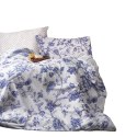 Pościel satyna bawełniana(P) BLUE BLANC/220x200 LUXURY Darymex