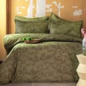 Pościel satyna bawełniana(P) GREEN GREEN/160x200 LUXURY Darymex
