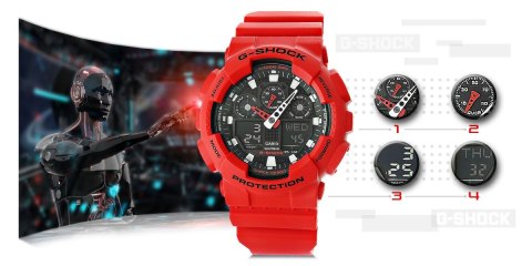 Zegarek Męski CASIO G-SHOCK GA-100B-4AER + BOX Zegarek Męski CASIO G-SHOCK GA-100B-4AER + BOX