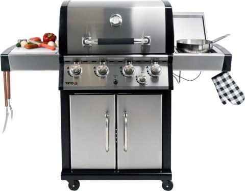 GRILL GAZOWY 4+1 STAL NIERDZEWNA 17,5KW GRILL GAZOWY 4+1 STAL NIERDZEWNA 17,5KW