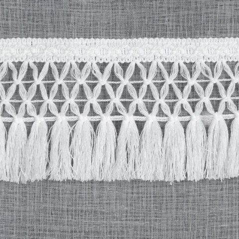 FIRANA GOTOWA KIRA 1 NA TAŚMIE 140 X 270 CM BIAŁY EUROFIRANY FIRANA GOTOWA KIRA 1 NA TAŚMIE 140 X 270 CM BIAŁY EUROFIRANY
