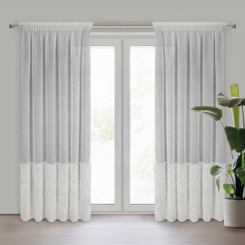 FIRANA GOTOWA MARION NA TAŚMIE 140 X 270 CM BIAŁY EUROFIRANY FIRANA GOTOWA MARION NA TAŚMIE 140 X 270 CM BIAŁY EUROFIRANY