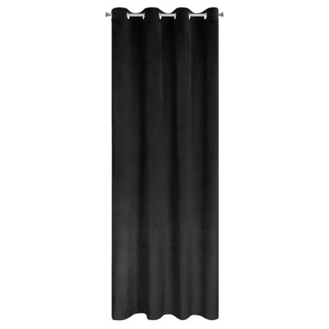 ZASŁONA GOTOWA ARIADNA 140 X 250 CM CZARNY EUROFIRANY ZASŁONA GOTOWA ARIADNA 140 X 250 CM CZARNY EUROFIRANY