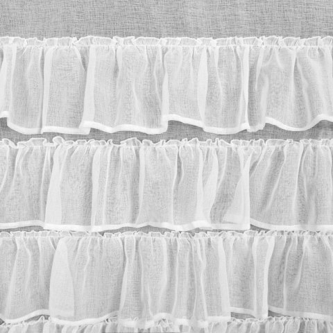 FIRANA GOTOWA DANI 1 NA TAŚMIE 140 X 250 CM BIAŁY EUROFIRANY FIRANA GOTOWA DANI 1 NA TAŚMIE 140 X 250 CM BIAŁY EUROFIRANY