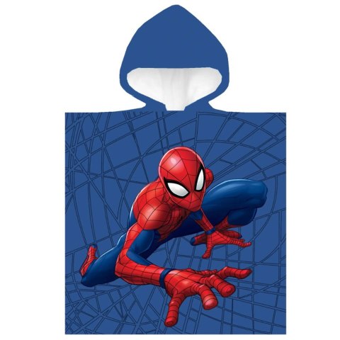 Ręcznik bawełniany ponczo z kapturem 50x100 Spiderman Aptex Ręcznik bawełniany ponczo z kapturem 50x100 Spiderman Aptex