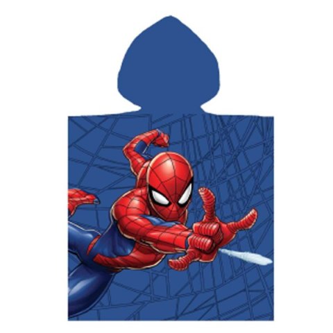 Ręcznik bawełniany ponczo z kapturem 50x100 Spiderman Aptex Ręcznik bawełniany ponczo z kapturem 50x100 Spiderman Aptex