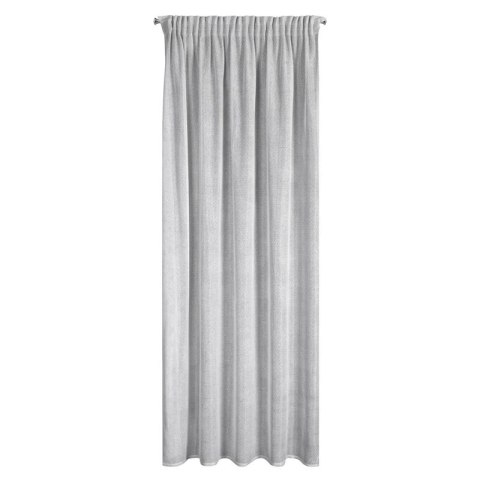 ZASŁONA GOTOWA ALEKSA NA TAŚMIE 140 X 270 CM SREBRNY EUROFIRANY ZASŁONA GOTOWA ALEKSA NA TAŚMIE 140 X 270 CM SREBRNY EUROFIRANY