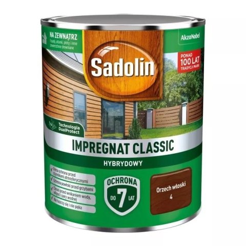 SADOLIN IMPREGNAT CLASSIC HYBRYDOW 7 LAT ORZECH WŁOSKI 0.75L SADOLIN IMPREGNAT CLASSIC HYBRYDOW 7 LAT ORZECH WŁOSKI 0.75L