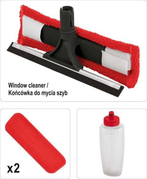 MOP ZE SPRYSKIWACZEM Z MYJKĄ DO OKIEN MOP ZE SPRYSKIWACZEM Z MYJKĄ DO OKIEN