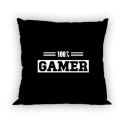Poszewka bawełniana 40x40 Game czarna Faro