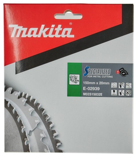 PIŁA SPIEKOWA DO METALU 150*20MM 32Z PIŁA SPIEKOWA DO METALU 150*20MM 32Z