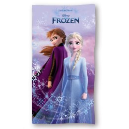 Ręcznik bawełniany 70x140 Frozen Anna i Elsa Faro