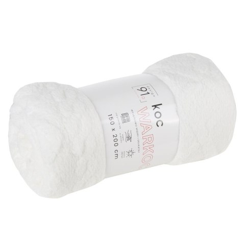 KOC D91 WARKOCZ 200 X 220 CM BIAŁY EUROFIRANY KOC D91 WARKOCZ 200 X 220 CM BIAŁY EUROFIRANY