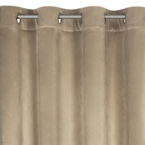 ZASŁONA GOTOWA CARLI 140 X 250 CM CIEMNOBEŻOWY EUROFIRANY ZASŁONA GOTOWA CARLI 140 X 250 CM CIEMNOBEŻOWY EUROFIRANY