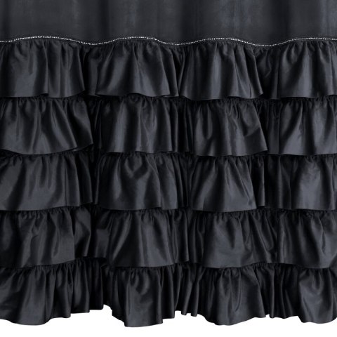 ZASŁONA GOTOWA CARLI 140 X 250 CM CZARNY EUROFIRANY ZASŁONA GOTOWA CARLI 140 X 250 CM CZARNY EUROFIRANY