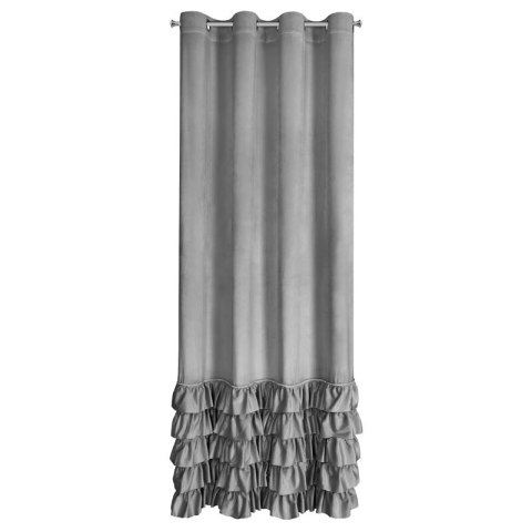 ZASŁONA GOTOWA CARLI 140 X 250 CM SREBRNY EUROFIRANY ZASŁONA GOTOWA CARLI 140 X 250 CM SREBRNY EUROFIRANY