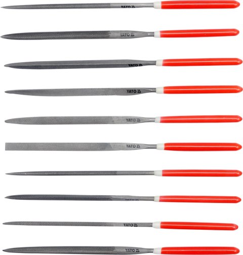 ZESTAW PILNIKÓW IGLAKÓW 10CZ. 5*180*85MM ZESTAW PILNIKÓW IGLAKÓW 10CZ. 5*180*85MM