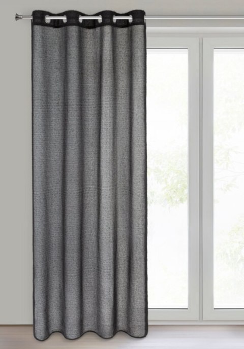 ZASŁONA GOTOWA AGIS 140 X 250 CM CZARNY EUROFIRANY ZASŁONA GOTOWA AGIS 140 X 250 CM CZARNY EUROFIRANY