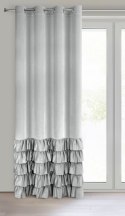 ZASŁONA GOTOWA DANI 140 X 250 CM SREBRNY EUROFIRANY