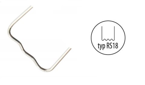 ZSZYWKI 0.8MM RS18 DO PLASTIKU 100 SZT. ZSZYWKI 0.8MM RS18 DO PLASTIKU 100 SZT.
