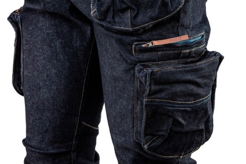 SPODNIE ROBOCZE 5-KIESZENIOWE DENIM ROZMIAR XL SPODNIE ROBOCZE 5-KIESZENIOWE DENIM ROZMIAR XL