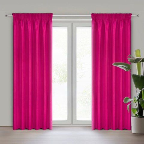 ZASŁONA GOTOWA RITA NA TAŚMIE 140 X 270 CM AMARANTOWY EUROFIRANY ZASŁONA GOTOWA RITA NA TAŚMIE 140 X 270 CM AMARANTOWY EUROFIRANY