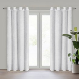 ZASŁONA GOTOWA TIFFANY 135 X 250 CM BIAŁY EUROFIRANY