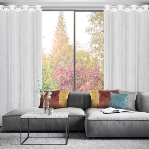 FIRANA GOTOWA AMIRA 140 X 250 CM BIAŁY EUROFIRANY FIRANA GOTOWA AMIRA 140 X 250 CM BIAŁY EUROFIRANY