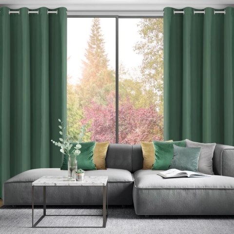 ZASŁONA GOTOWA ADARI 140 X 250 CM CIEMNOZIELONY EUROFIRANY ZASŁONA GOTOWA ADARI 140 X 250 CM CIEMNOZIELONY EUROFIRANY