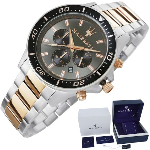 Zegarek Męski MASERATI Sfida R8873640002 + BOX Zegarek Męski MASERATI Sfida R8873640002 + BOX