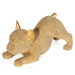 FIGURKA DEKORACYJNA ELDO 19 X 8 X 9 CM ZŁOTY EUROFIRANY